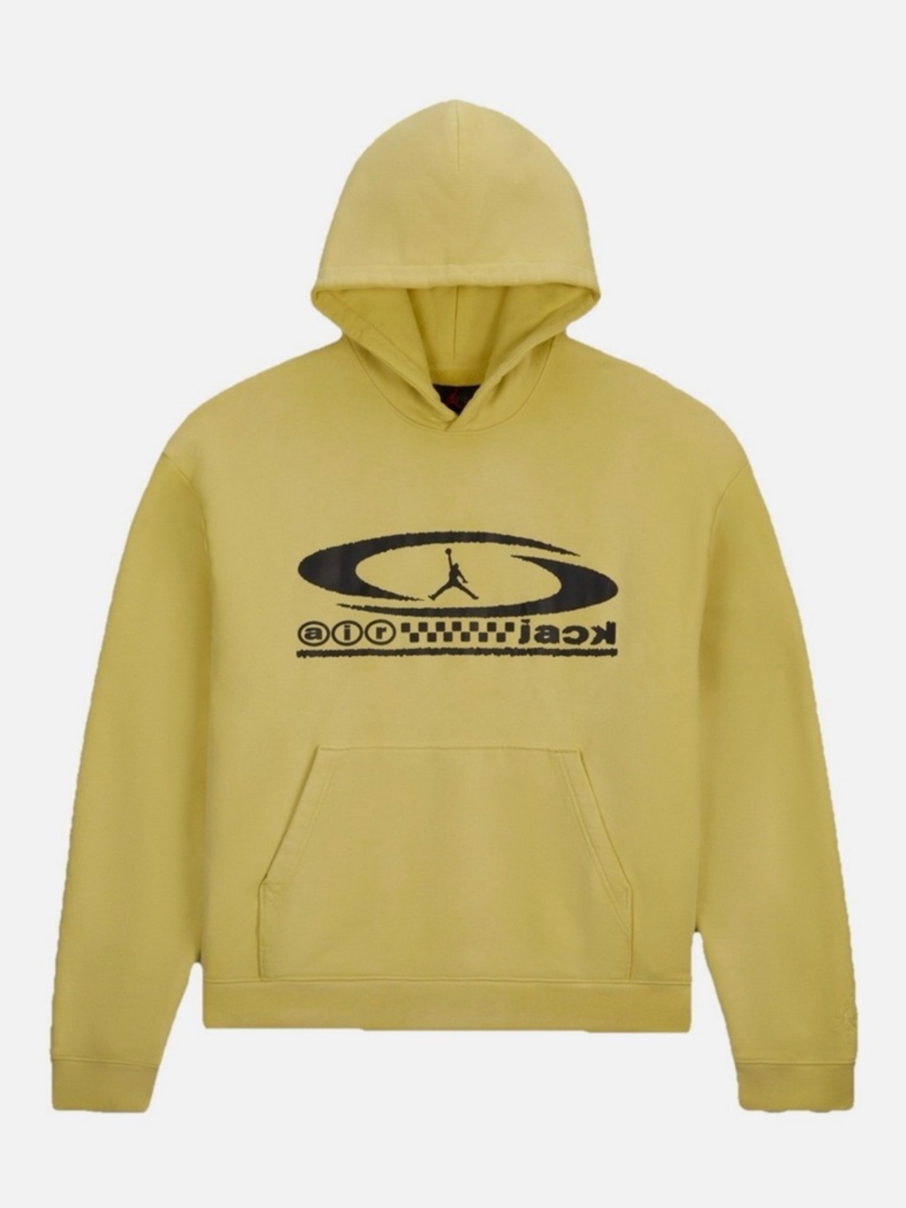 Jordan x Travis Scott Pullover Hoodie Celery FQ7821-308 Size S Cactus Jack